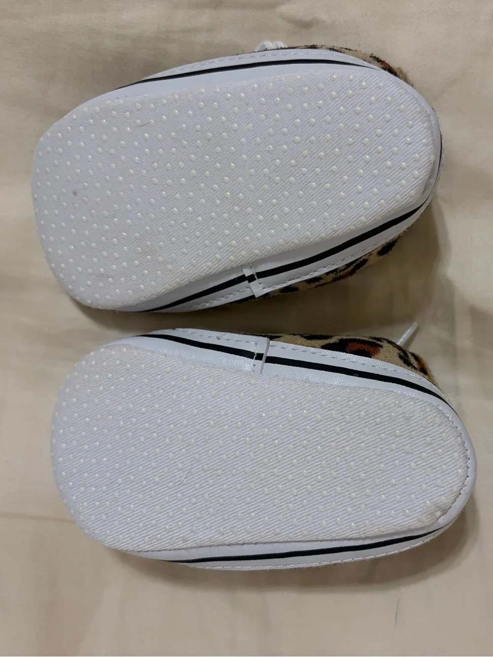 Leopard Print Crib Shoes